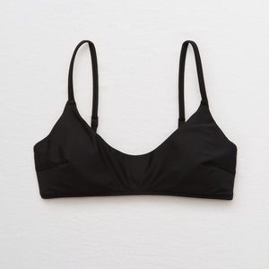 Aerie black scoop bikini top